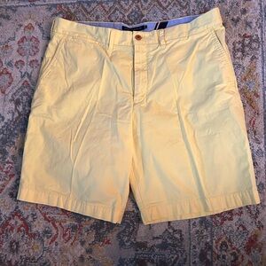 Tommy Hilfiger Light Yellow Men's Flat Front Shorts